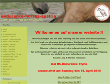 Tablet Screenshot of endurance-horses.at